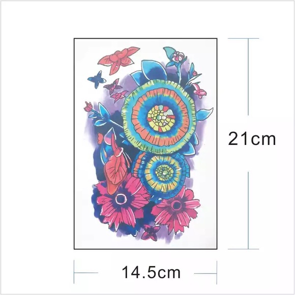 🌺Brilliant🌞Vibrant🌿Temporary Tattoo🌸 - Picture 2 of 4